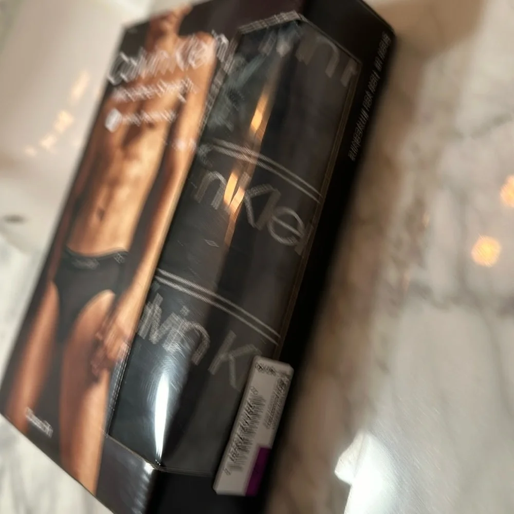 Calvin Klein Black 3-PK Low Rise Cotton Stretch Hip Briefs 2XL NWT